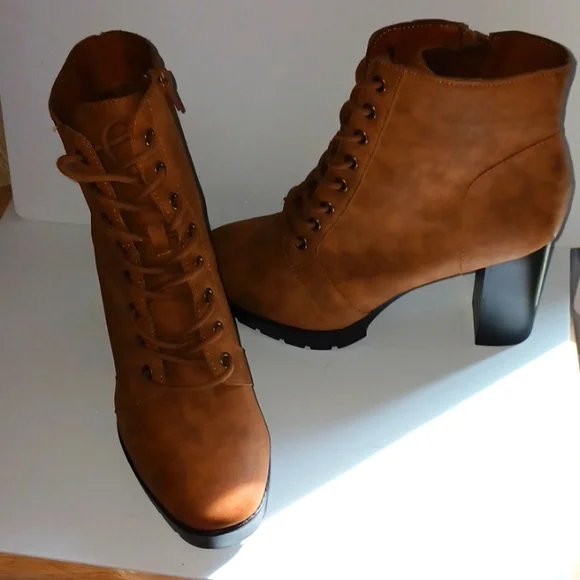 NWOT Primark Tall Black Leather Boots Mercari